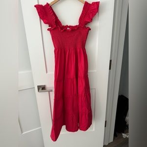 Hill House Home cherry red classic Nap dress